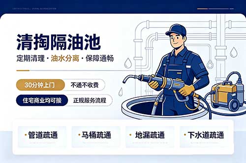 三明清掏隔油池